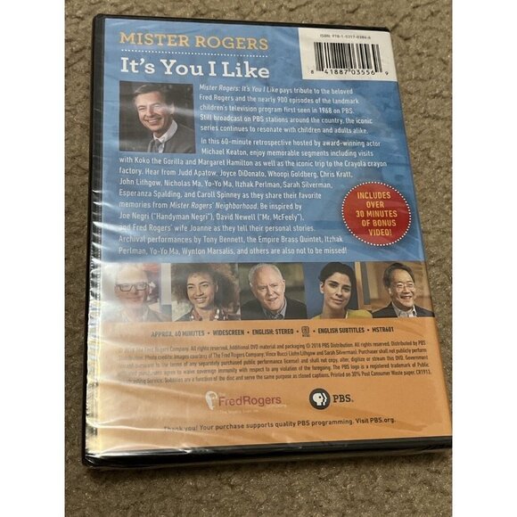 Mister Rogers: It's You I Like (DVD, 2018) PBS Neighborhood Trolley Americas NEW - Picture 12 of 12
